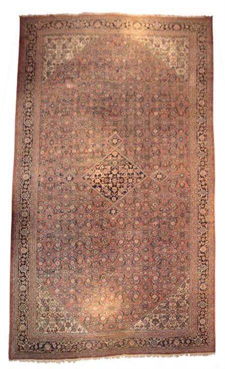 Appraisal: A large Heriz carpet late th early th century the