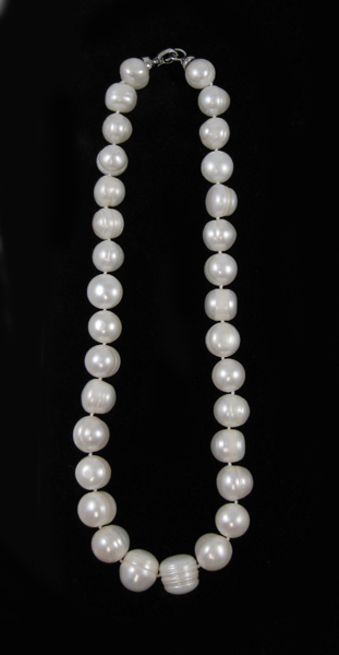 Appraisal: PRINCESS LENGTH BAROQUE PEARL NECKLACE measuring - inches in length