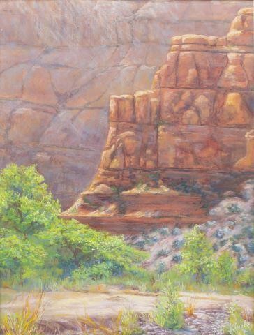 Appraisal: Framed pastel drawing on paper Owl Creek - Utah signed