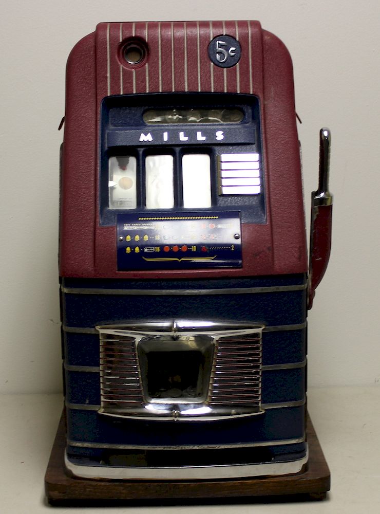 Appraisal: Vintage Mills Cents Slot Machine From a Rye NY estate