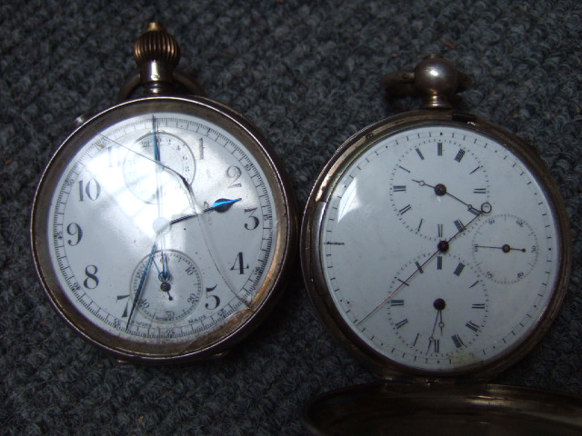 Appraisal: A gentleman's hunting cased key wind pocket watch with an