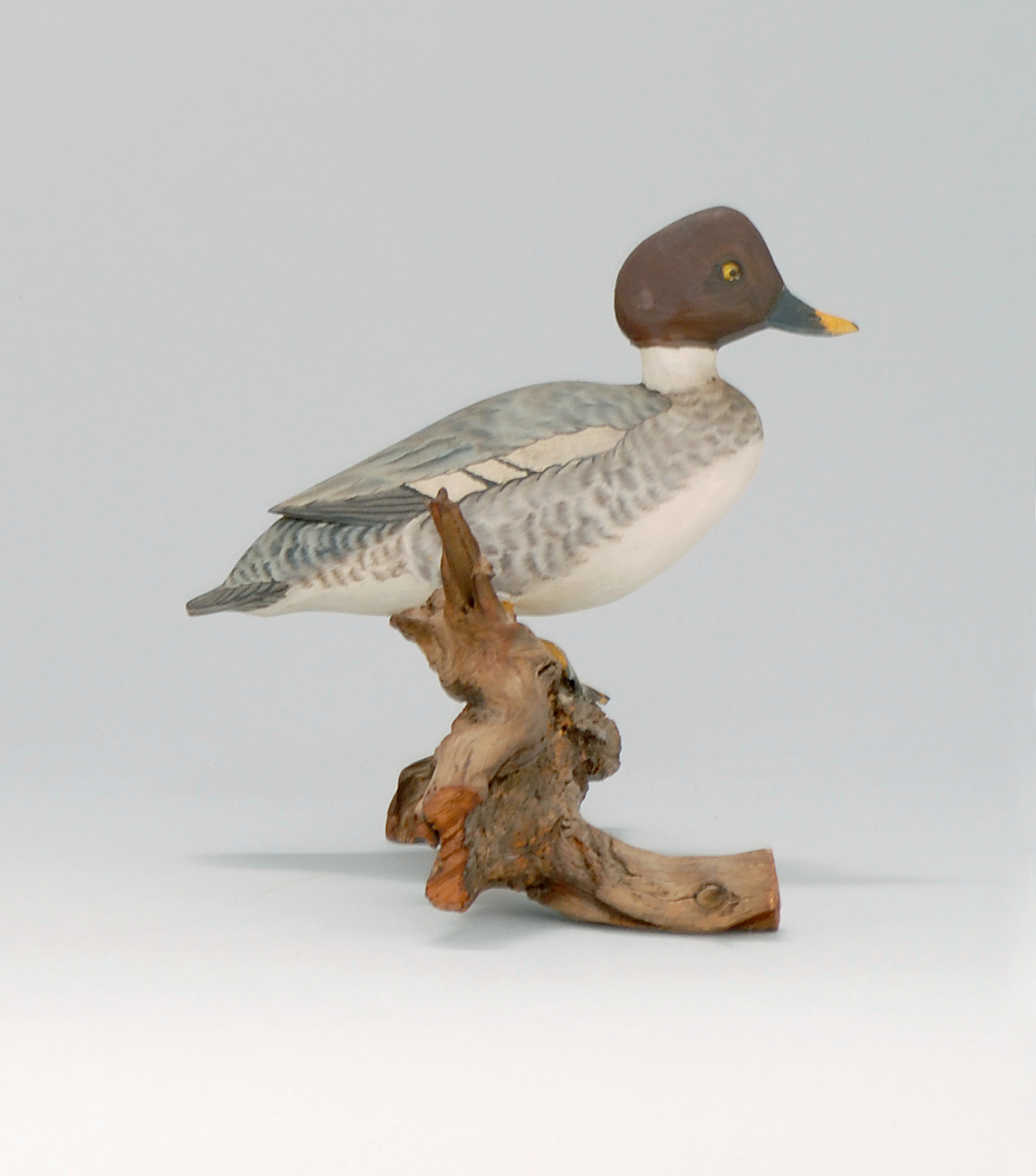 Appraisal: MINIATURE GOLDENEYE HEN Circa By James Lapham of Dennisport Massachusetts