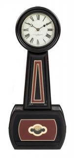 Appraisal: An American Mahogany Regulator Clock Height inches An American Mahogany