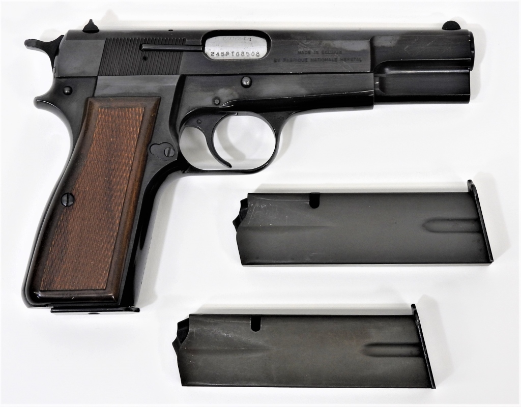 Appraisal: BROWNING HI POWER PISTOL Belgium mm serial number PT blued