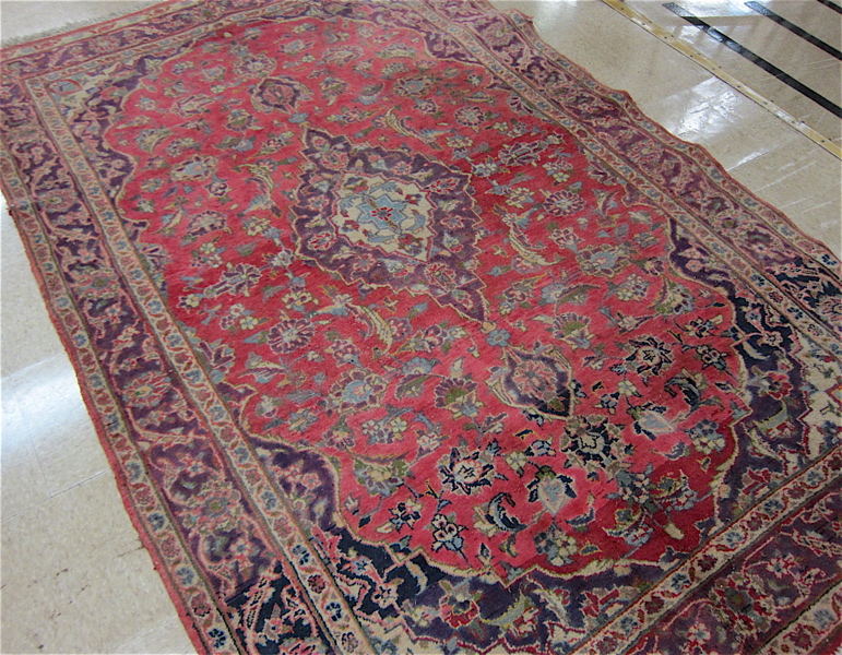 Appraisal: PERSIAN MASHAD AREA RUG Razavi Khorasan Province northeastern Iran hand