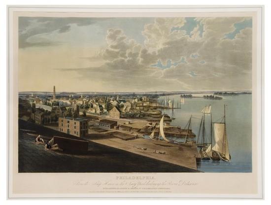 Appraisal: HILL John William Philadelphia From the Ship House in the