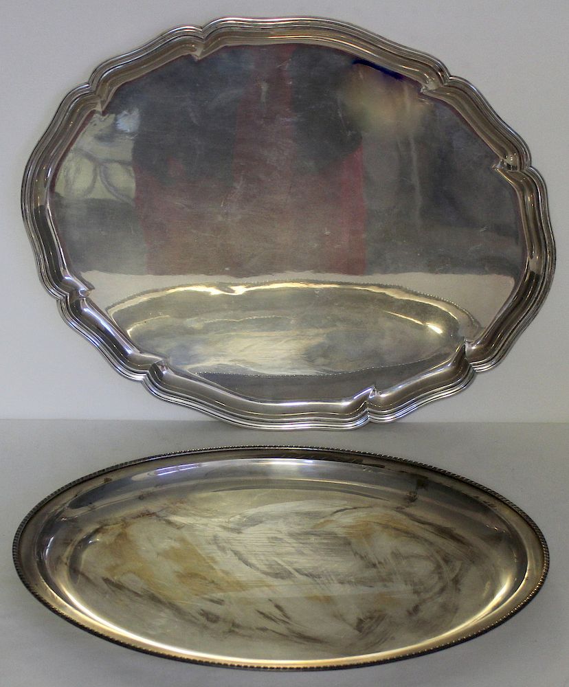 Appraisal: SILVER David Andersen Silver Tray Includes an oval David Andersen