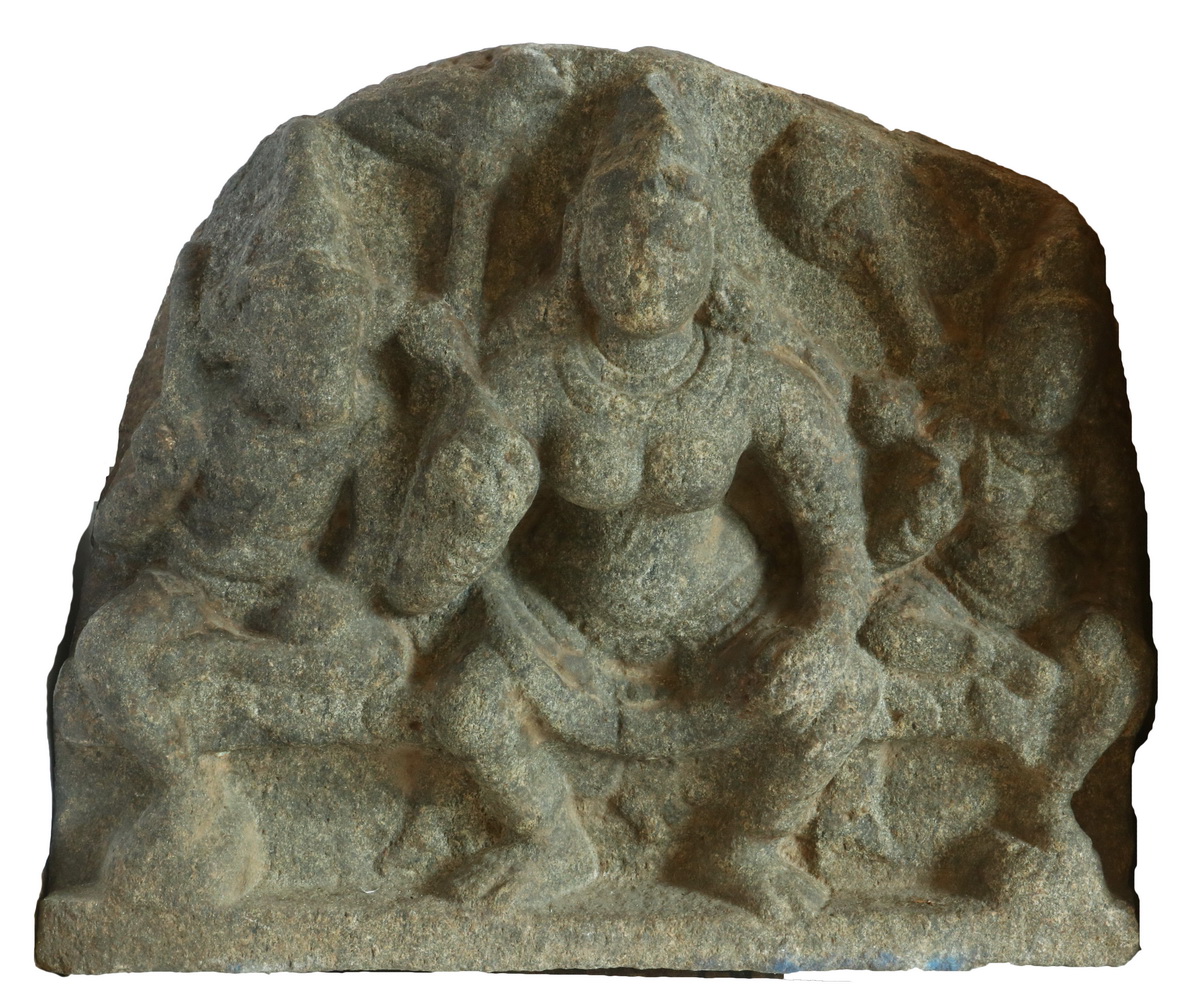 Appraisal: MID- TH C INDIAN HINDU STONE SCULPTURE OF JYESHTHA PALLAVA-CHOLA