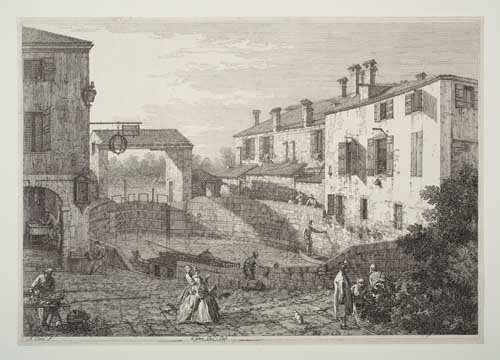 Appraisal: ANTONIO DA CANAL IL CANALETTO Le Porte del Dolo Etching