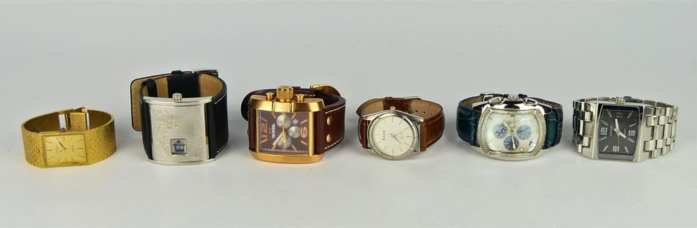 Appraisal: COLLECTION OF GENTS WATCHES These watch was bought on a