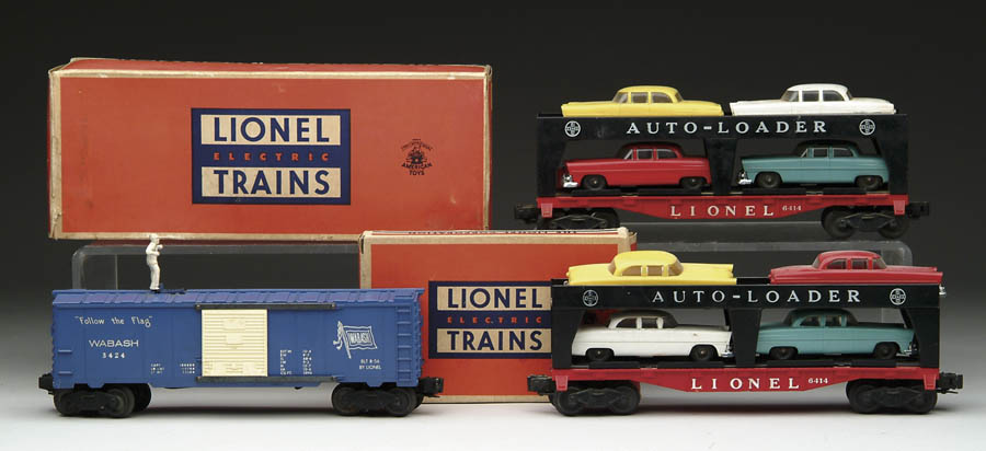 Appraisal: LOT OF LIONEL CARS Consisting of two car carriers with