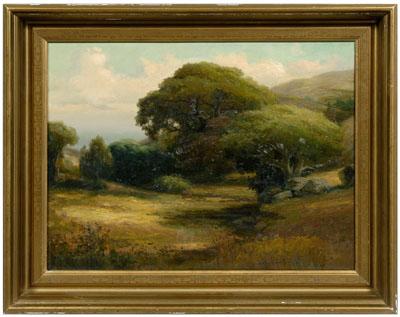 Appraisal: Henry Gustavson California painting California - California landscape with view