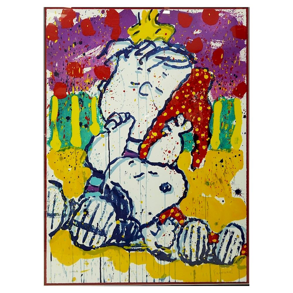 Appraisal: Tom Everhart American born Tom Everhart American born Lithograph in