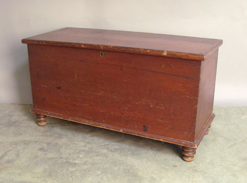 Appraisal: Pennsylvania pine blanket chest th c h w