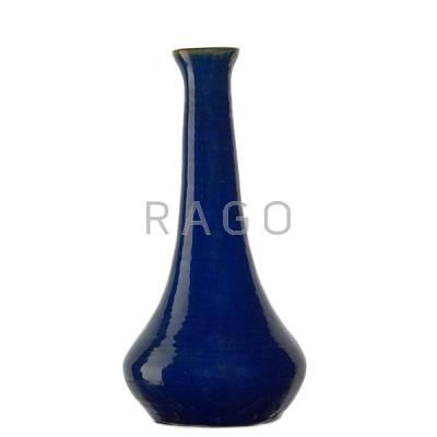 Appraisal: PEWABIC Tall vase cobalt blue glaze Condition Report