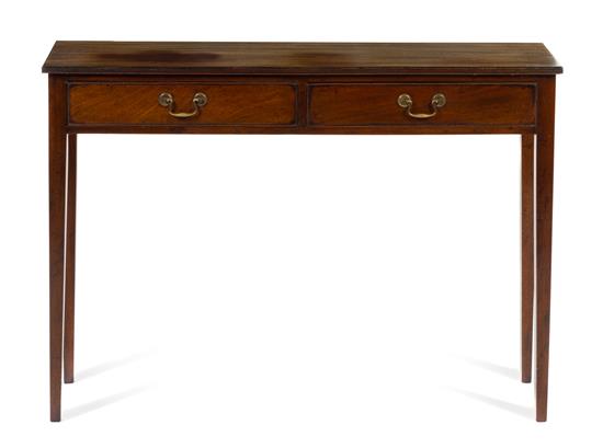 Appraisal: Sale Lot A George III Mahogany Console Table th century