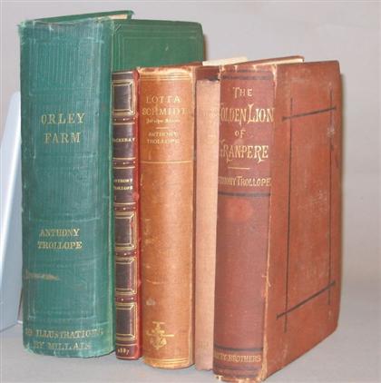 Appraisal: vols Trollope Anthony Orly Farm London Chapman and Hall vols