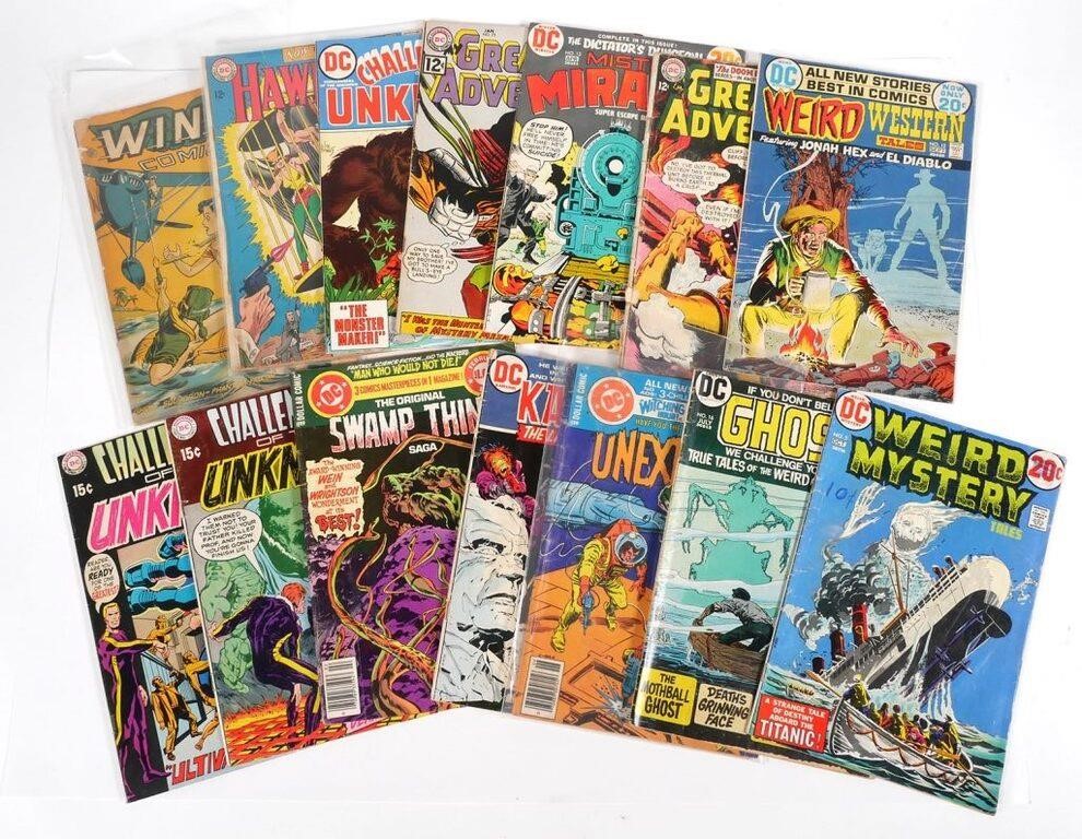 Appraisal: VINTAGE GOLDEN AGE BRONZE AGE DC COMICSLot of comics including