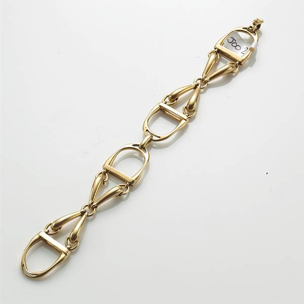 Appraisal: An k gold bracelet Gucci gross weight approximately gr length