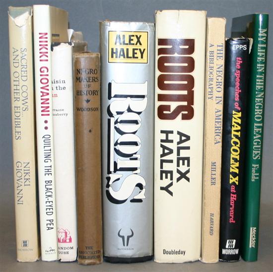 Appraisal: African American History Literature Titles editions signed Vp vp vo