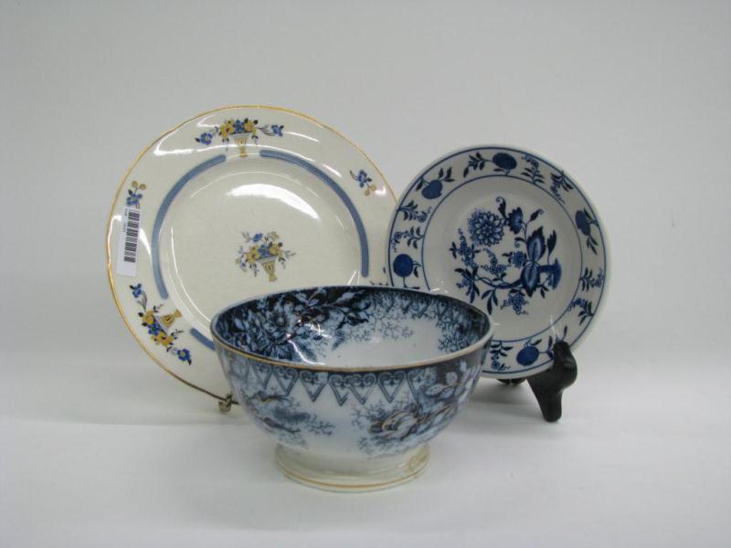 Appraisal: Group of china including six Luneville France '' bowls a