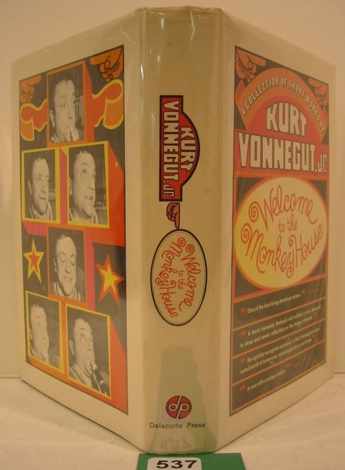 Appraisal: VONNEGUT KURT Welcome to the Monkey House vo cloth-backed boards