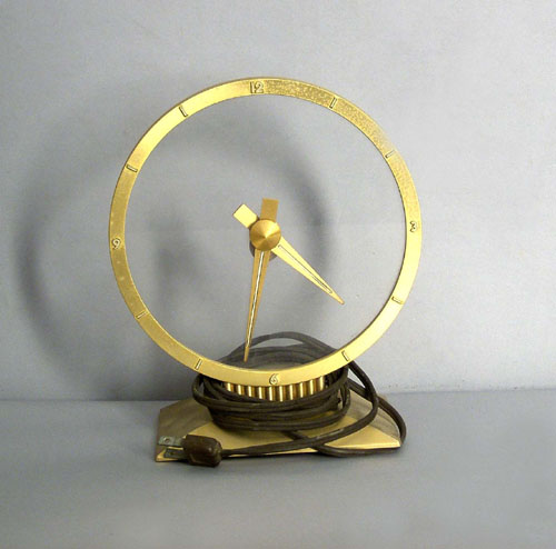 Appraisal: Jefferson golden hour electric clock h