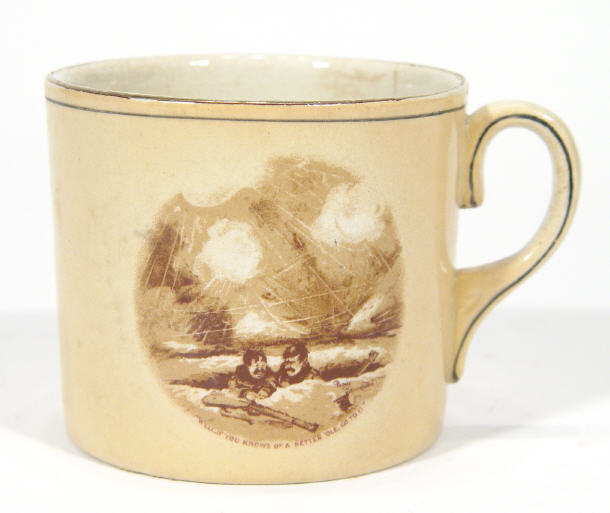 Appraisal: Grimwades military mug printed with Bruce Bainsfather printed factory marks