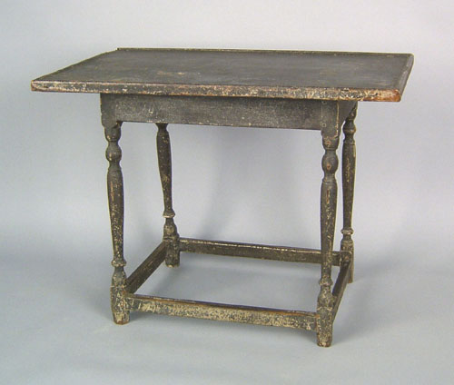 Appraisal: New England painted tavern table late th c with rectangular