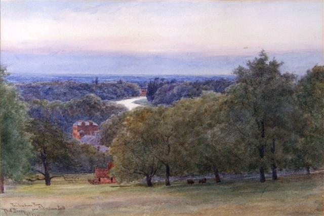 Appraisal: FREDERICK CLIFFORD DIXON British - 'Twickenham Ferry from Petersham Park'