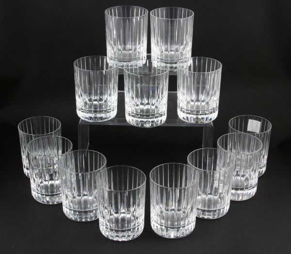 Appraisal: Set of thirteen Baccarat cocktail glasses h good condition Provenance