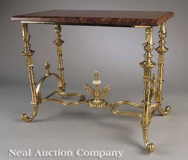 Appraisal: A Neo-Grec-Style Coffee Table early th c the later rectangular