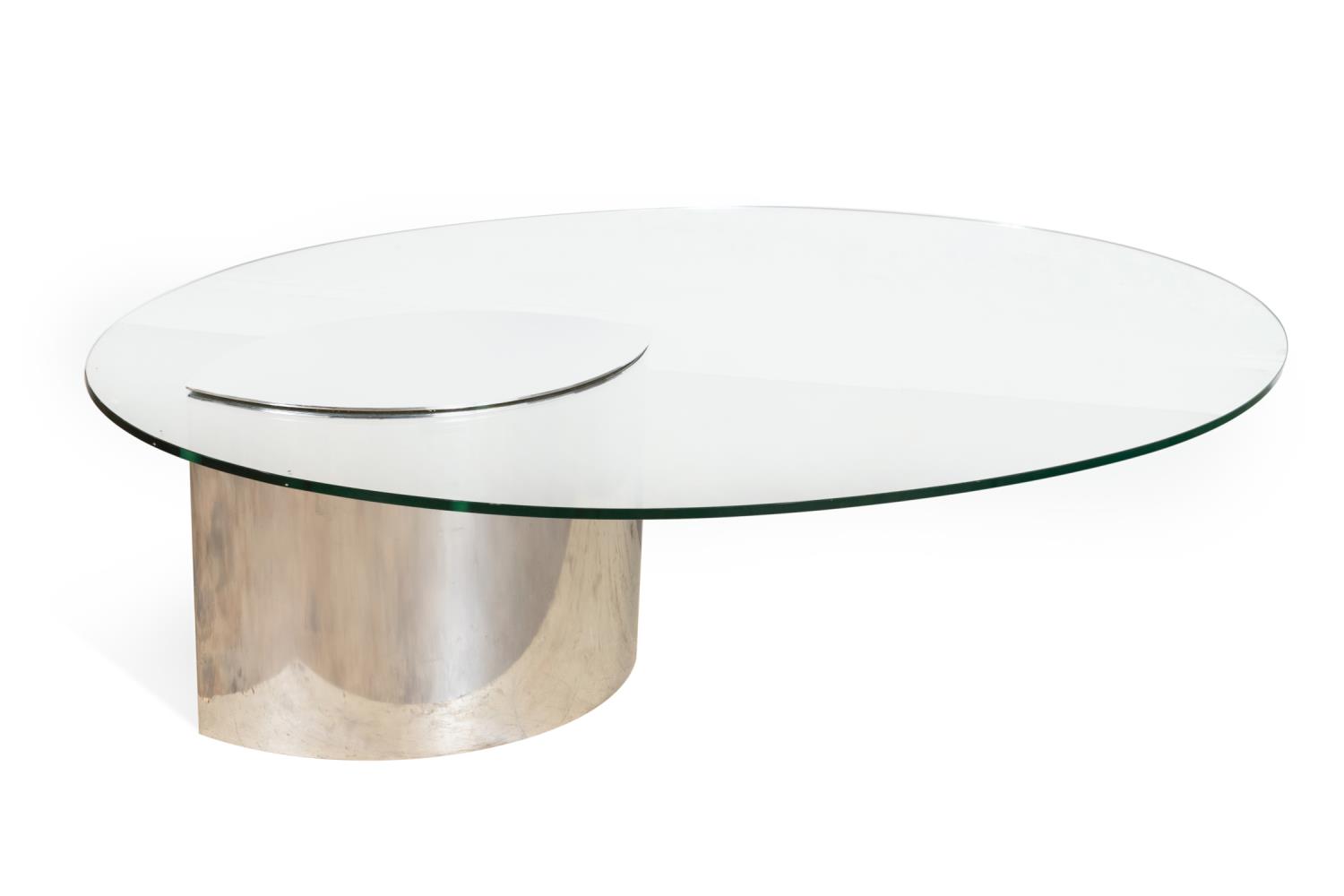 Appraisal: CINI BOERI FOR KNOLL LUNARIO COFFEE TABLE Cini Boeri Italian