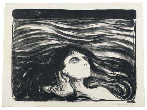 Appraisal: MUNCH EDVARD Loeten - Oslo Meer der Liebe sea of