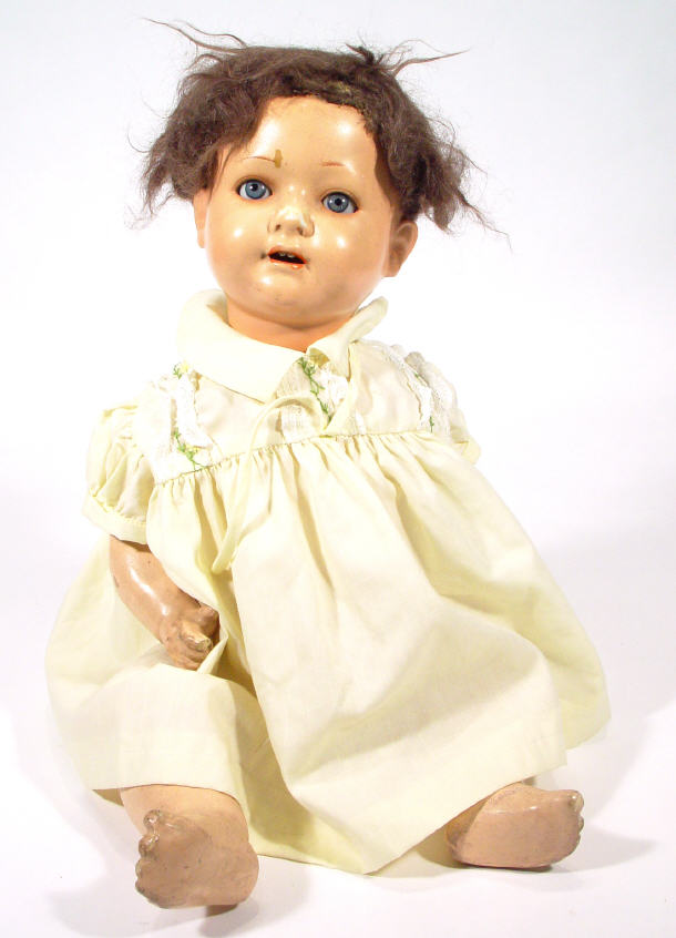 Appraisal: Heubach Koppesdorf bisque headed doll with open and close eyes