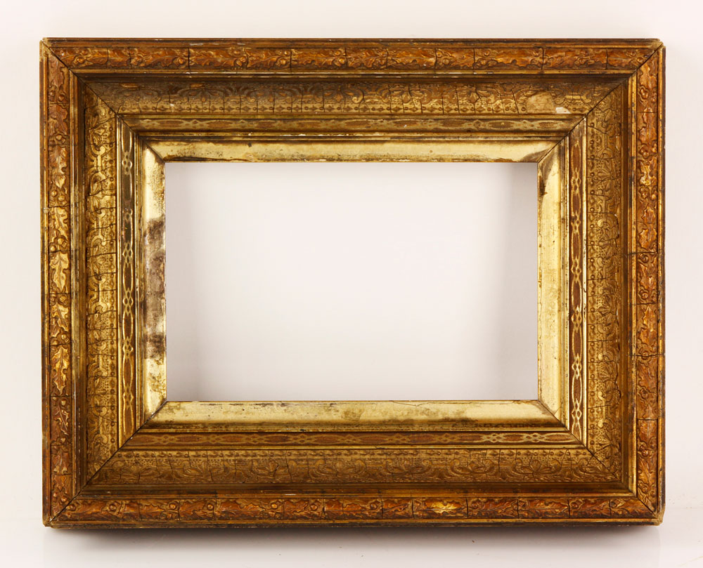 Appraisal: - th C American Frame th century American gold frame