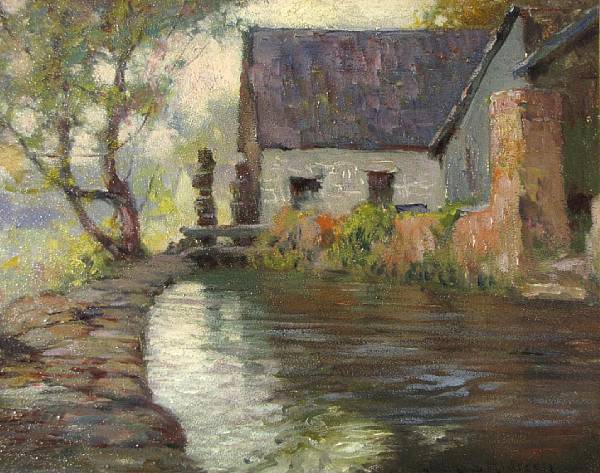 Appraisal: George Ames Aldrich American - Pont Aven Brittany Finist re