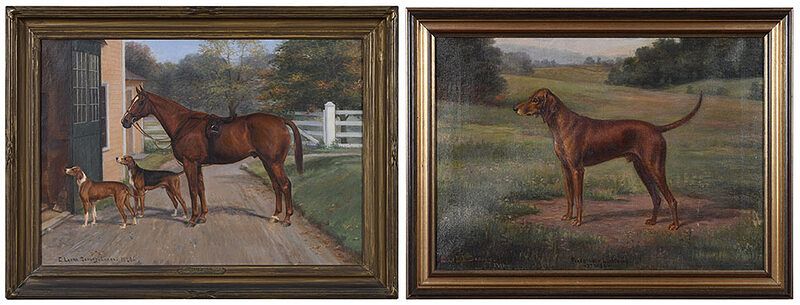 Appraisal: Essie Leone Seavey Lucas American - Two Works Shapdale-Street and