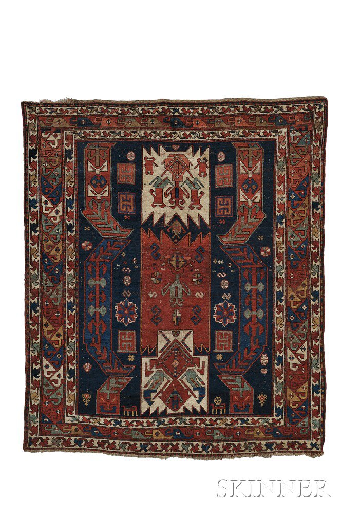 Appraisal: Lenkoran Rug Southeast Caucasus second half th century the midnight