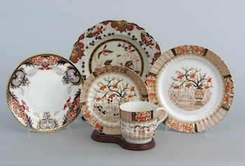 Appraisal: A Lot of Decorated China Dinnerware Including an Imperial Stone