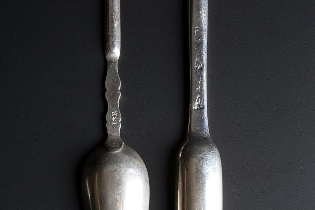 Appraisal: A BRITANNIA SILVER MARROW SCOOP London - by Isaac Davenport