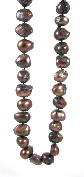 Appraisal: OPERA LENGTH BAROQUE PEARL NECKLACE measuring inches in length and