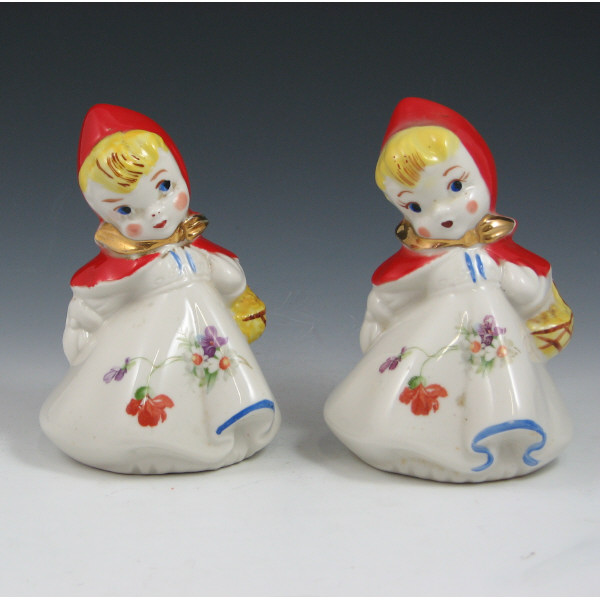 Appraisal: Hull Little Red Riding Hood Salt Pepper Shakers Pair of