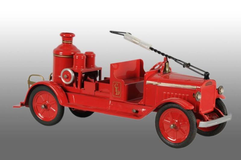 Appraisal: Pressed Steel Buddy L Sit 'N Ride Pumper Truck Description