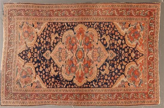 Appraisal: Antique Fereghan Sarouk rug Persia circa x