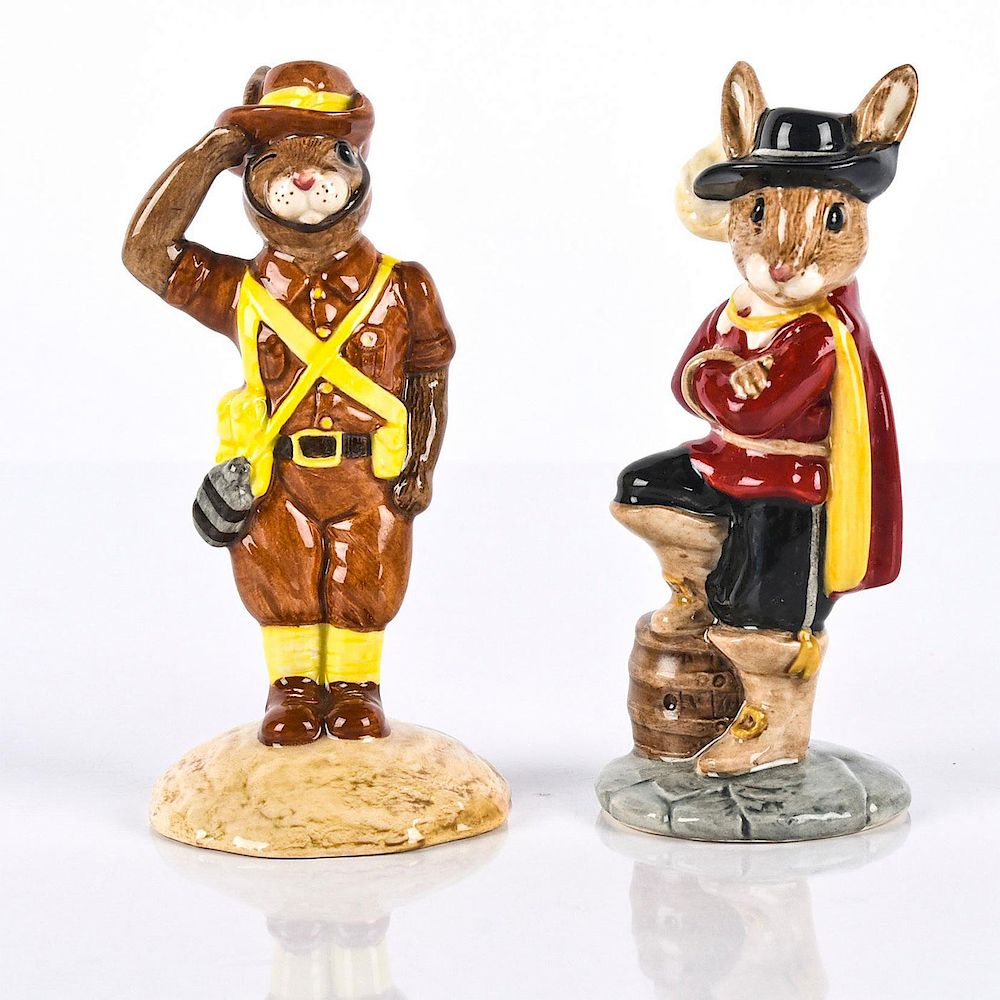 Appraisal: ROYAL DOULTON FIGURINES CAVALIER DIGGER BUNNYKINS Limited special editions of