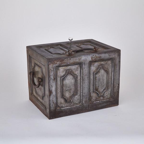 Appraisal: English Cast Iron Strong Box Safe th early th century