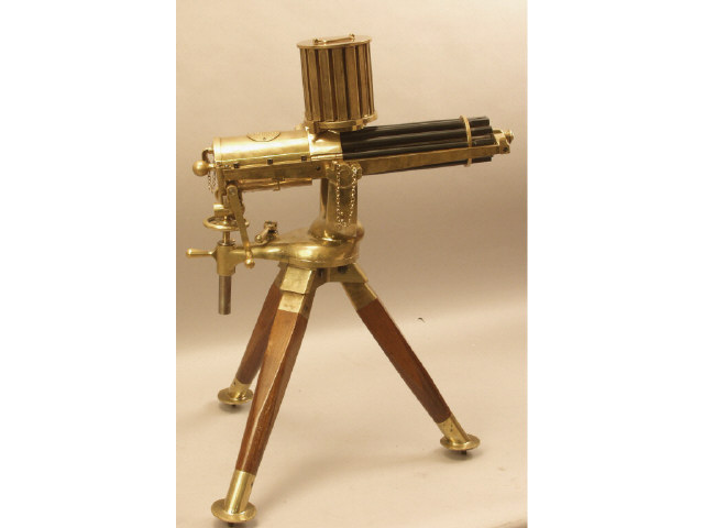 Appraisal: Karl Furr Model Gatling Gun cal NVS full working scale