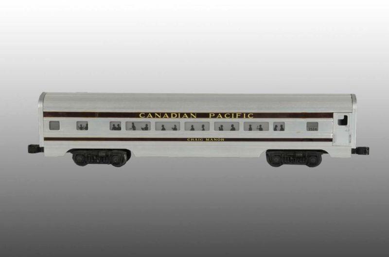 Appraisal: Lionel No Canadian Pacific Craig Manor Car Description Post-war O-Gauge