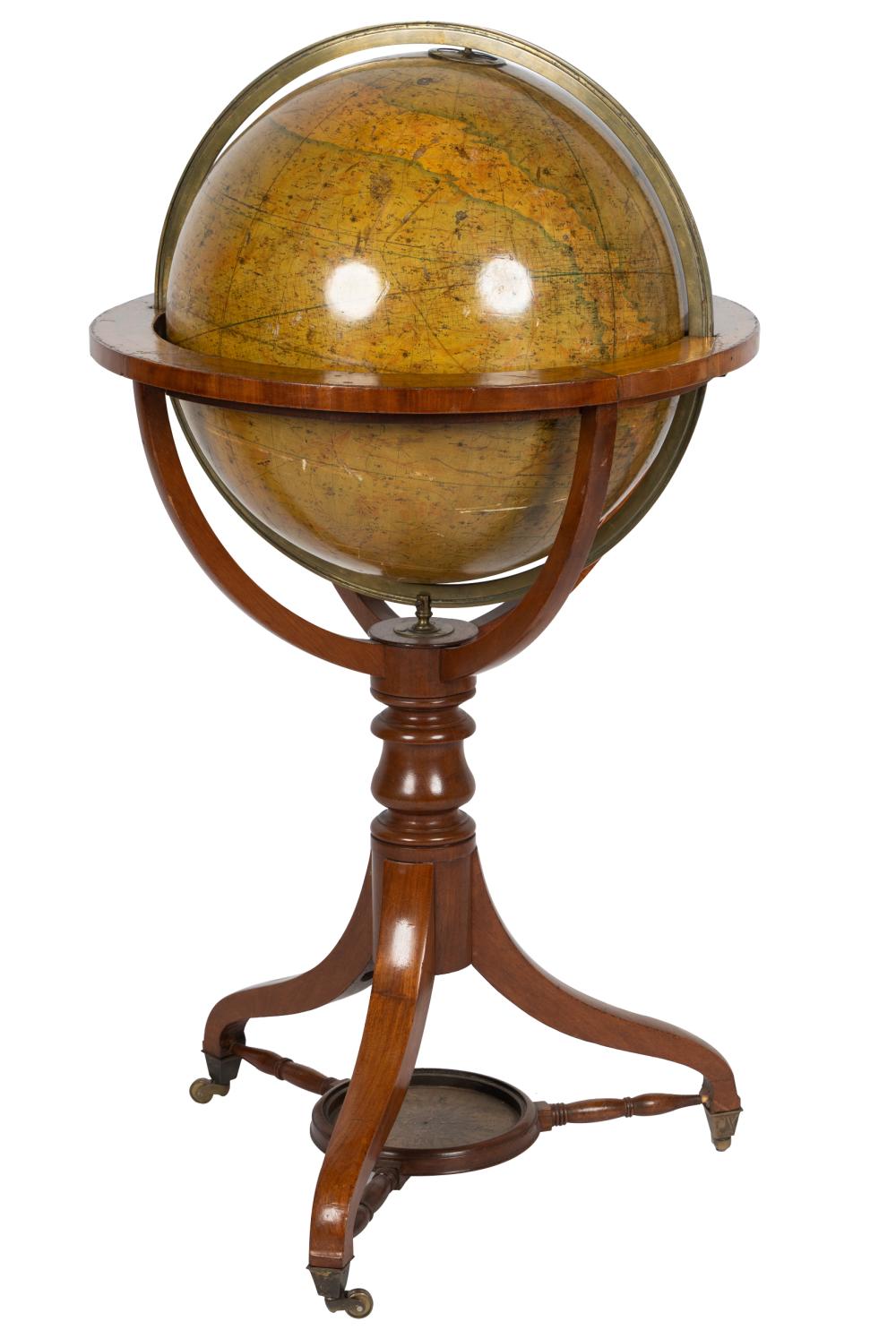 Appraisal: MALBY CO VICTORIAN CELESTIAL LIBRARY GLOBEinscribed Malby's Celestial Globe illegible